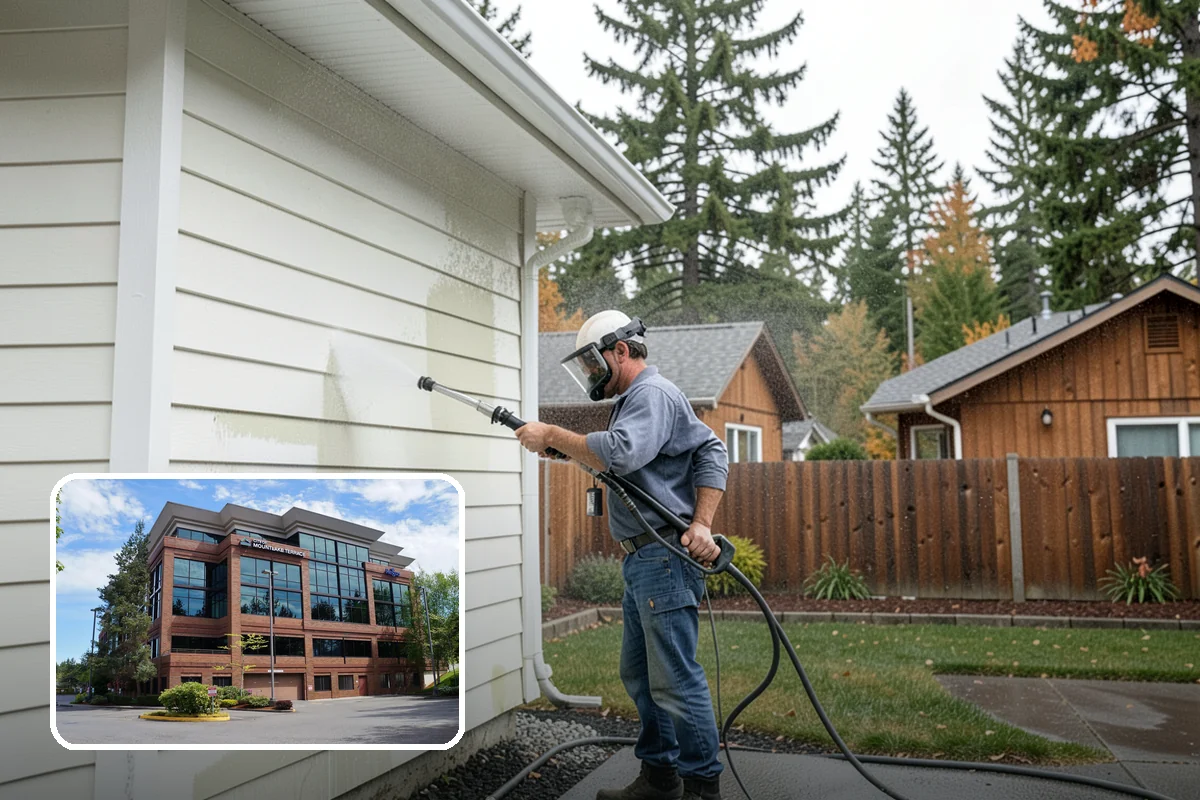 Glass Cleaning in Mountlake Terrace, Snohomish County, WA - Delivers streak-free clarity on exterior glass