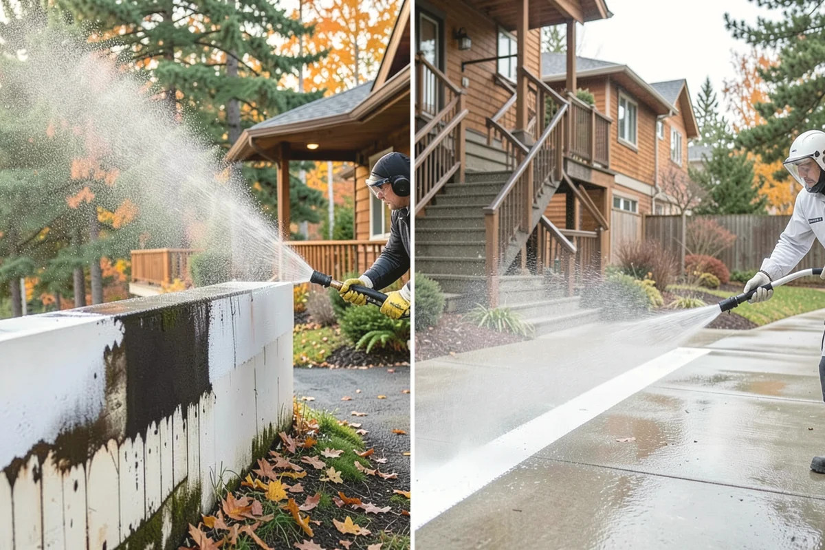 Glass Cleaning in Mountlake Terrace, Snohomish County, WA - Rinse loose debris and pollen from the glass