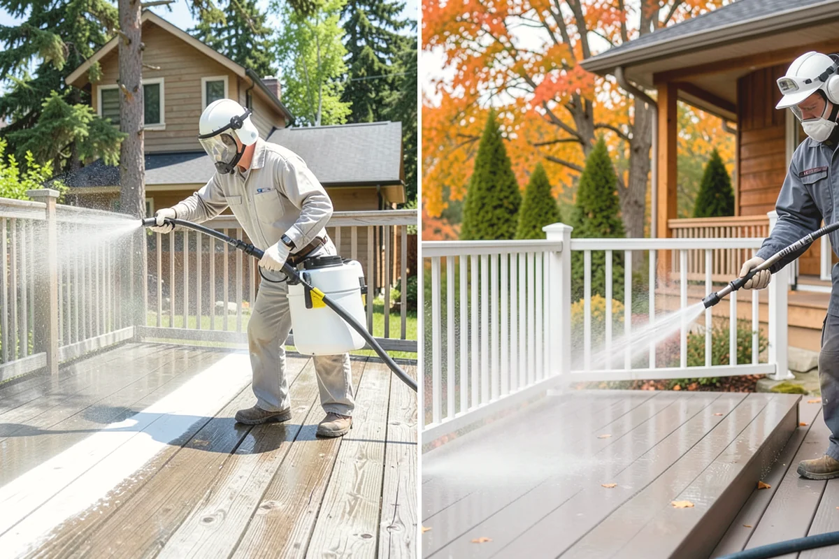 Glass Cleaning in Mukilteo, Snohomish County, WA - Rinse loose debris and pollen from the glass