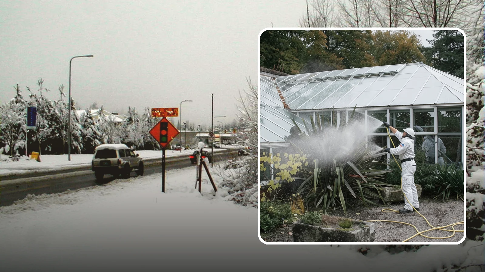 Glass Cleaning in Newcastle, King County, WA - Streak-free exterior glass cleaning for windows, doors, and glass features that cuts through Northwest grime and mineral spotting.