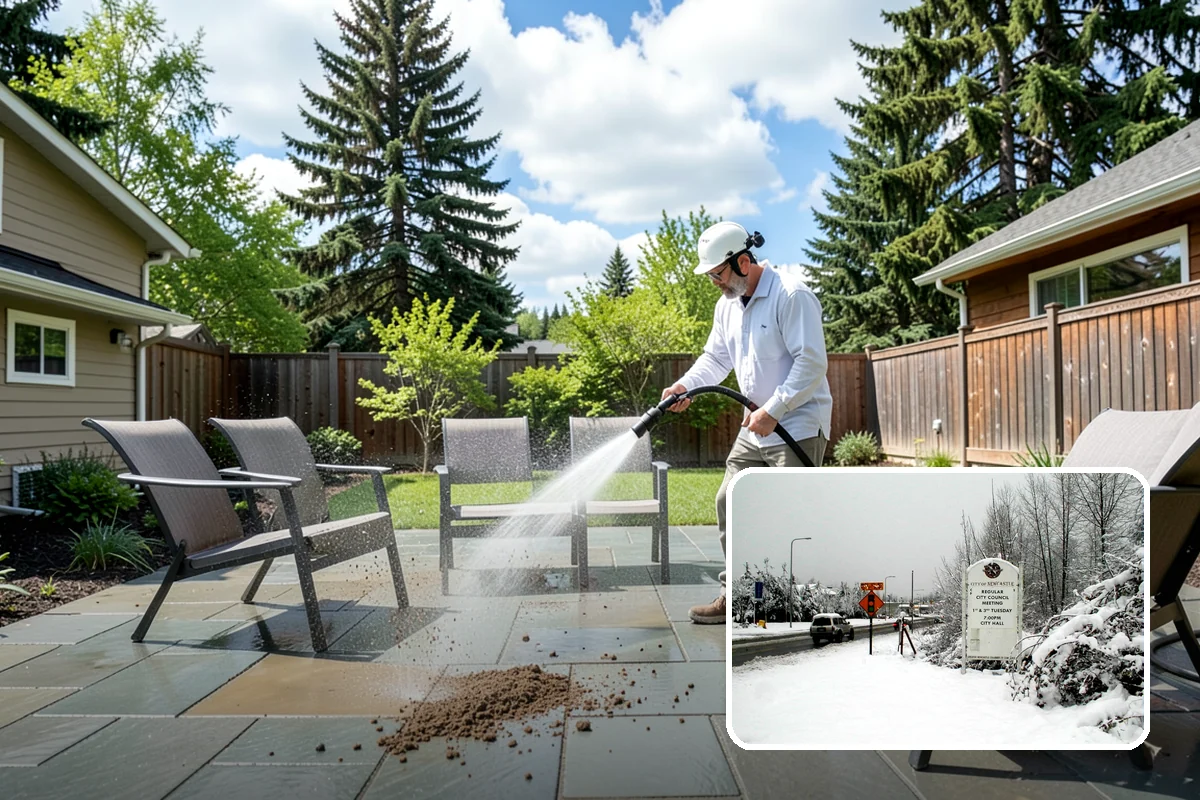 Glass Cleaning in Newcastle, King County, WA - Delivers streak-free clarity on exterior glass