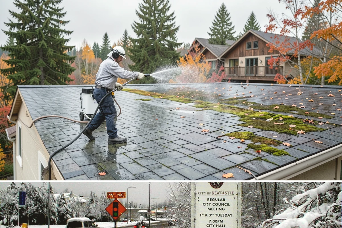 Glass Cleaning in Newcastle, King County, WA - Clean exterior glass in spring to clear winter grime, and again in early fall after the pollen and dry-season dust settle.