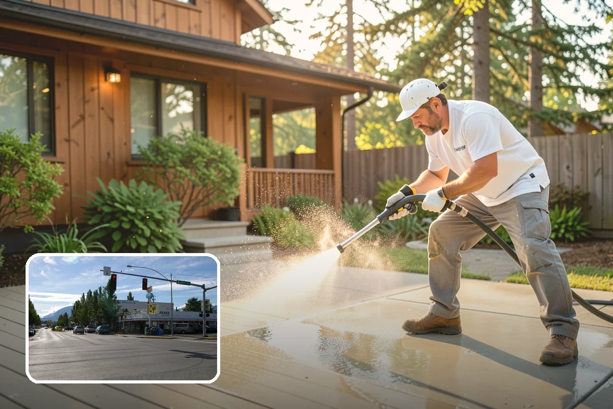 Glass Cleaning in North Bend, King County, WA - Delivers streak-free clarity on exterior glass