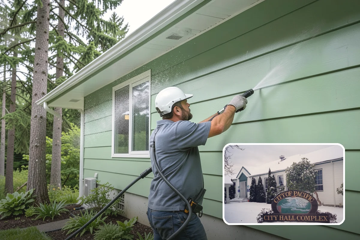 Glass Cleaning in Pacific, King County, WA - Delivers streak-free clarity on exterior glass