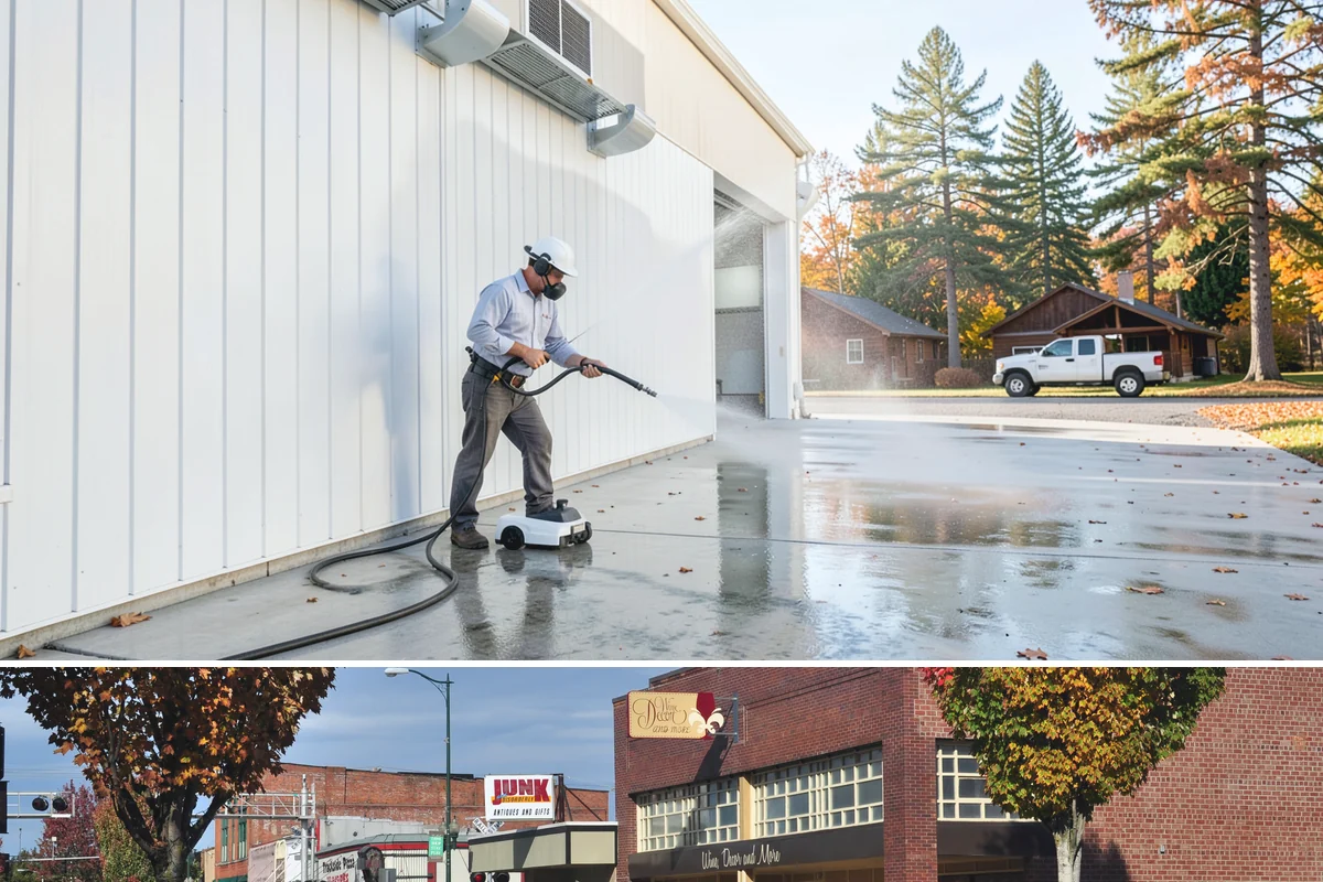 Glass Cleaning in Puyallup, Pierce County, WA - Clean exterior glass in spring to clear winter grime, and again in early fall after the pollen and dry-season dust settle.