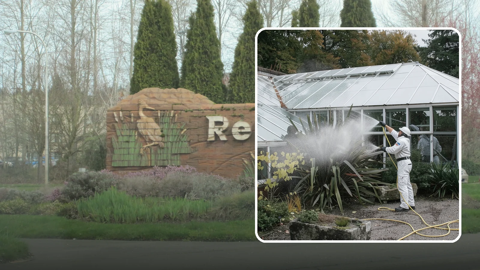 Glass Cleaning in Renton, King County, WA - Streak-free exterior glass cleaning for windows, doors, and glass features that cuts through Northwest grime and mineral spotting.