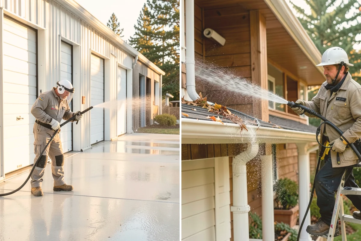Glass Cleaning in Sammamish, King County, WA - Rinse loose debris and pollen from the glass