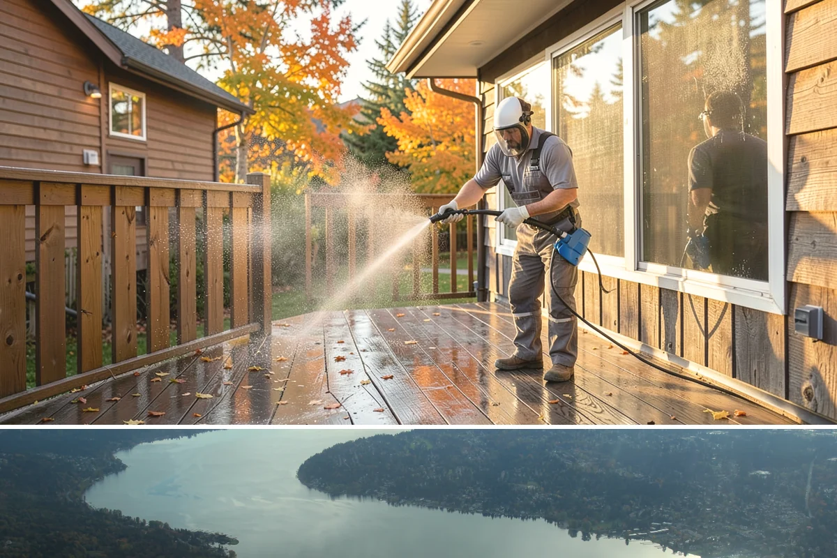 Glass Cleaning in Sammamish, King County, WA - Clean exterior glass in spring to clear winter grime, and again in early fall after the pollen and dry-season dust settle.