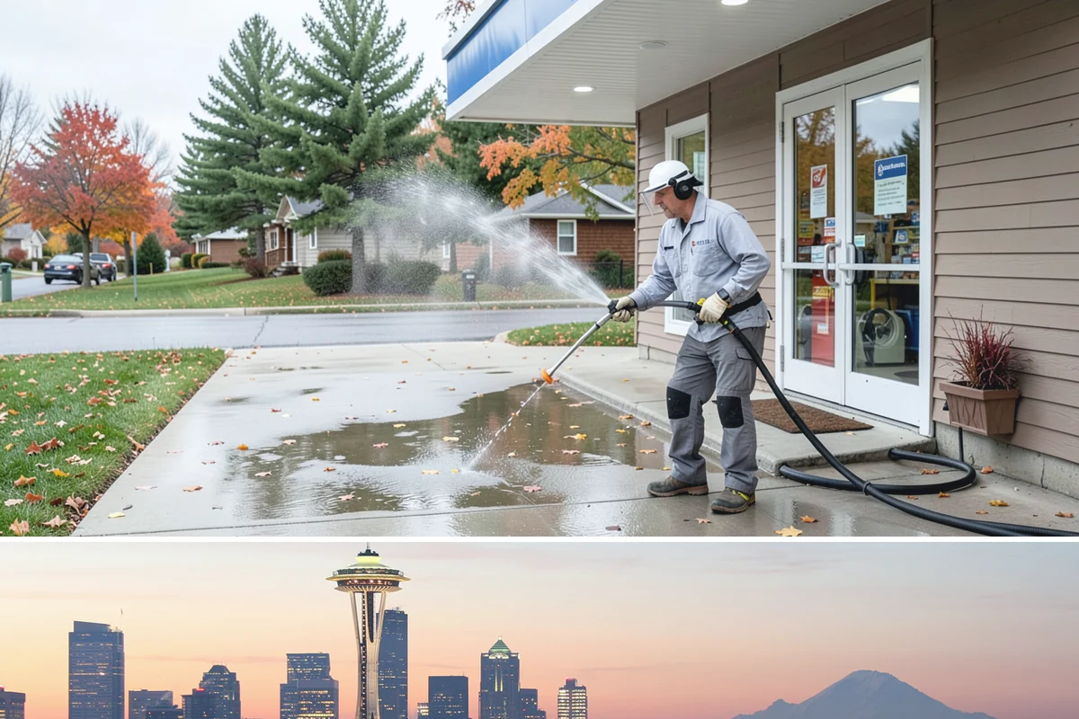 Glass Cleaning in Seattle, King County, WA - Clean exterior glass in spring to clear winter grime, and again in early fall after the pollen and dry-season dust settle.