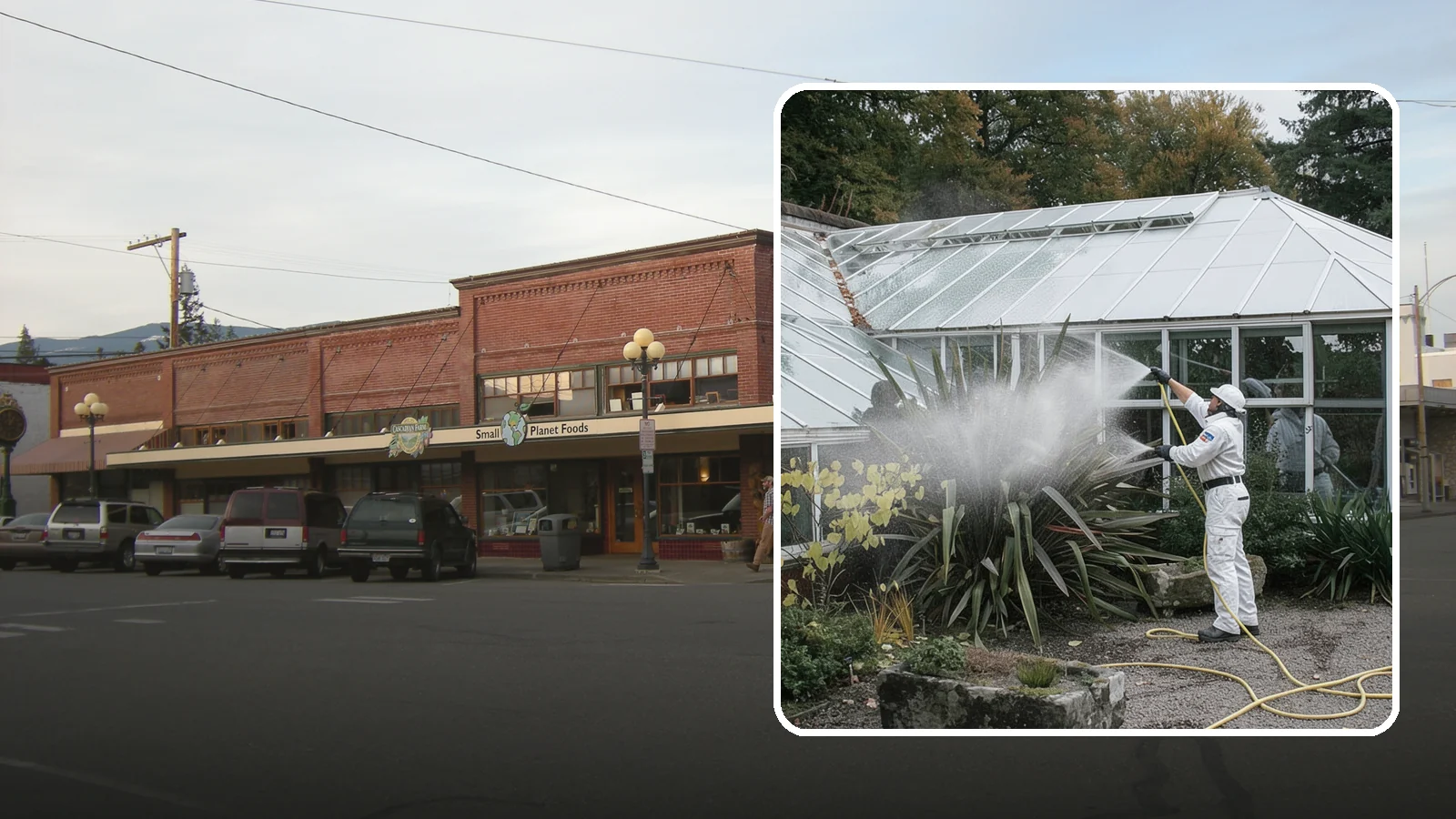 Glass Cleaning in Sedro-Woolley, Skagit County, WA - Streak-free exterior glass cleaning for windows, doors, and glass features that cuts through Northwest grime and mineral spotting.