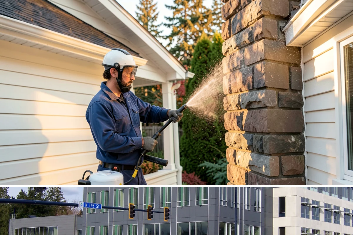 Glass Cleaning in Shoreline, King County, WA - Clean exterior glass in spring to clear winter grime, and again in early fall after the pollen and dry-season dust settle.