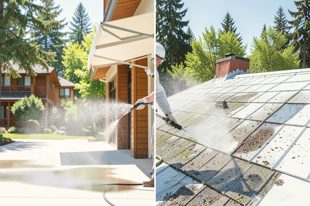 Glass Cleaning in Snohomish, Snohomish County, WA - Rinse loose debris and pollen from the glass