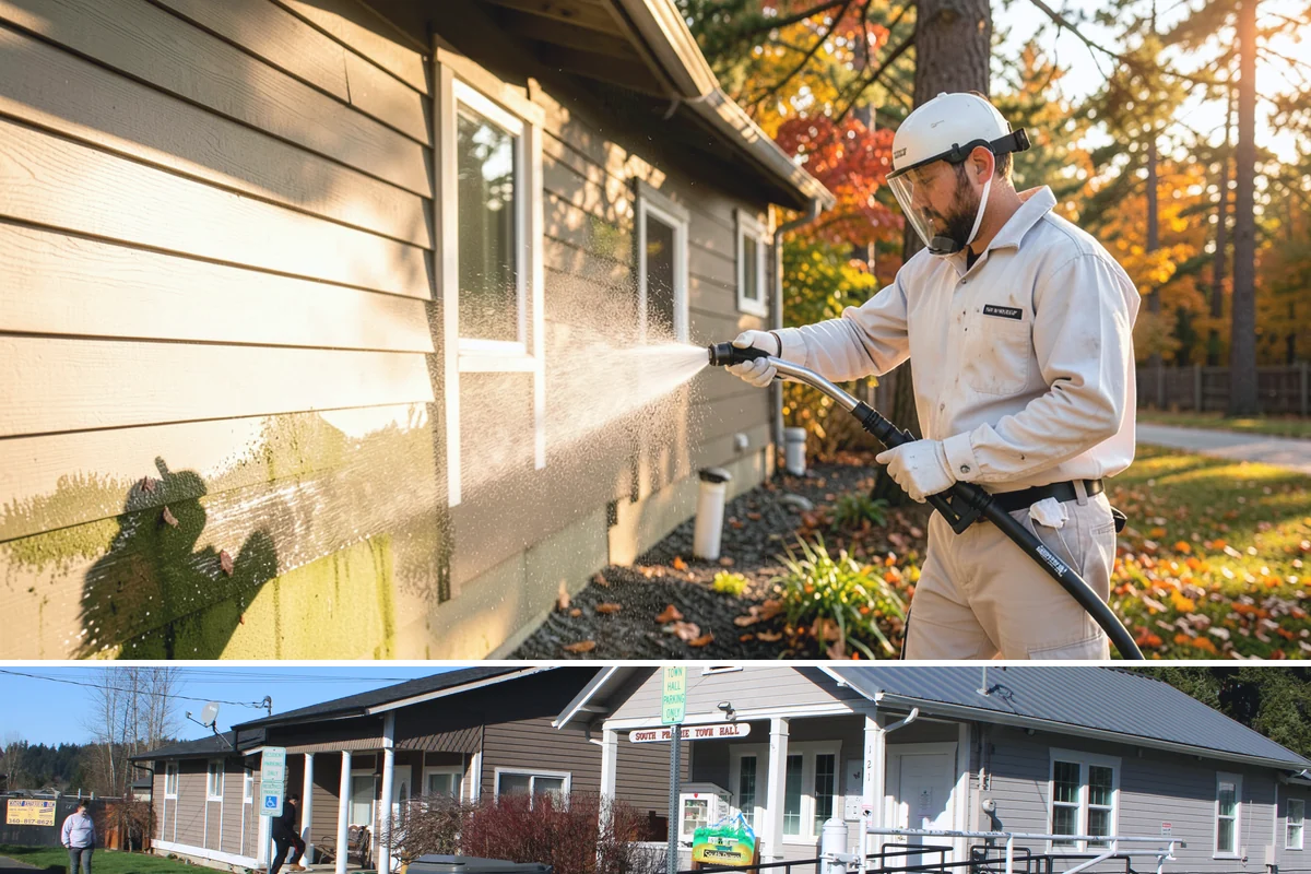 Glass Cleaning in South Prairie, Pierce County, WA - Clean exterior glass in spring to clear winter grime, and again in early fall after the pollen and dry-season dust settle.