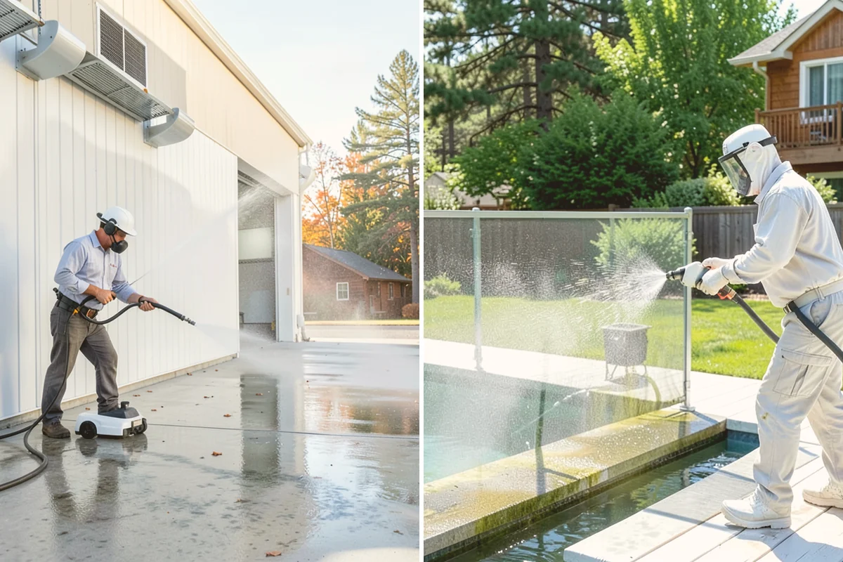 Glass Cleaning in Stanwood, Snohomish County, WA - Rinse loose debris and pollen from the glass