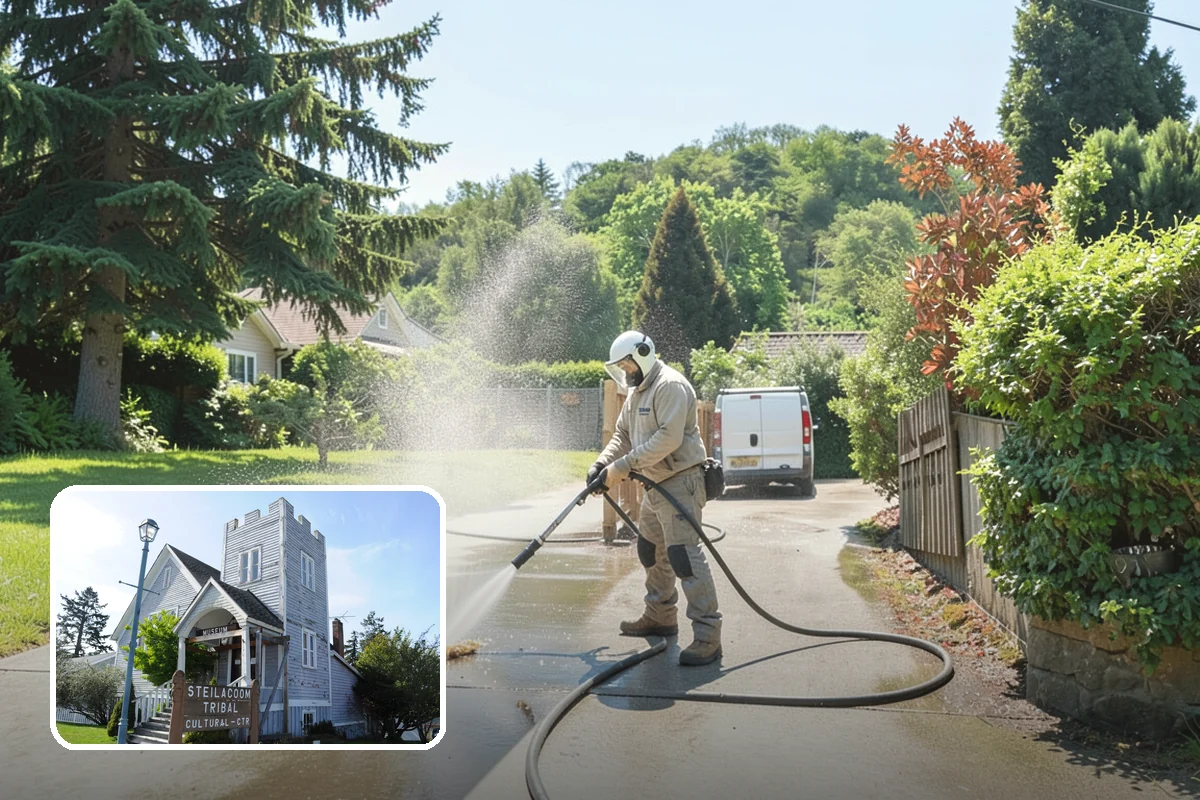 Glass Cleaning in Steilacoom, Pierce County, WA - Delivers streak-free clarity on exterior glass