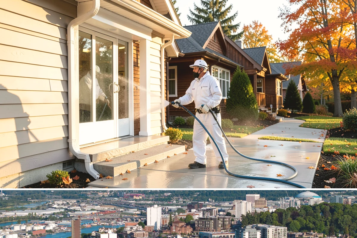 Glass Cleaning in Tacoma, Pierce County, WA - Clean exterior glass in spring to clear winter grime, and again in early fall after the pollen and dry-season dust settle.