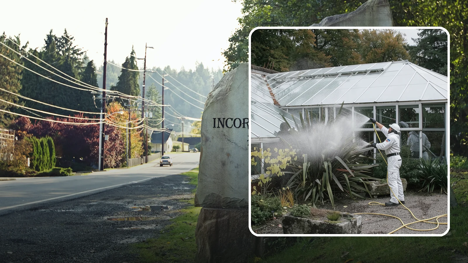 Glass Cleaning in Wilkeson, Pierce County, WA - Streak-free exterior glass cleaning for windows, doors, and glass features that cuts through Northwest grime and mineral spotting.