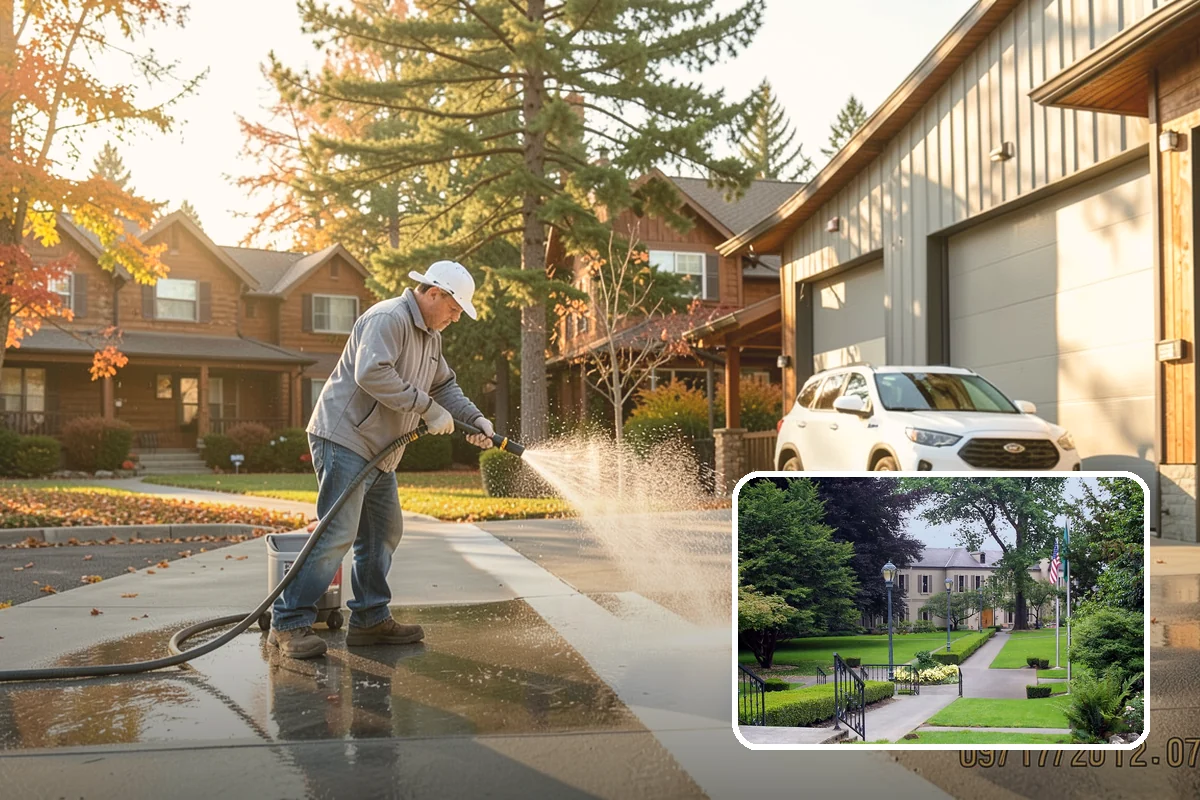 Glass Cleaning in Woodinville, King County, WA - Delivers streak-free clarity on exterior glass