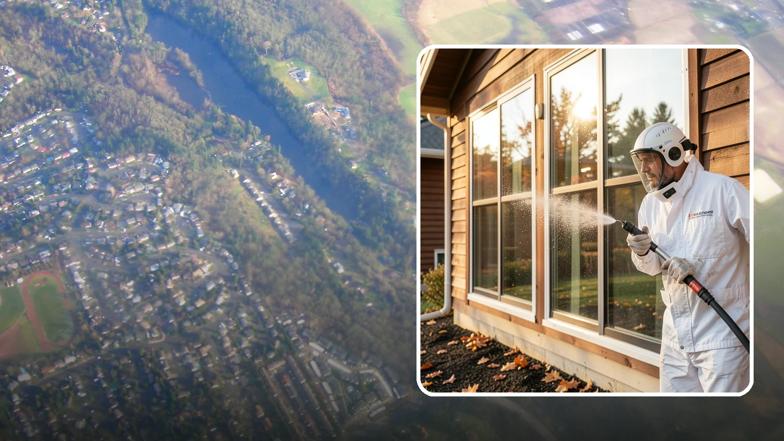 Glass Restoration Cleaning in Algona, King County, WA - Intensive restoration for neglected glass, lifting layered mineral buildup and staining that ordinary washing can't remove.