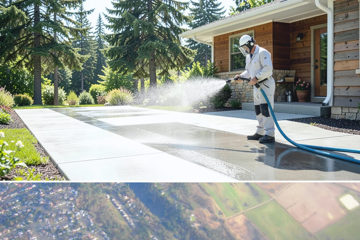 Glass Restoration Cleaning in Algona, King County, WA - Restoration can be done year-round, though drier weather helps products dwell and rinse cleanly.