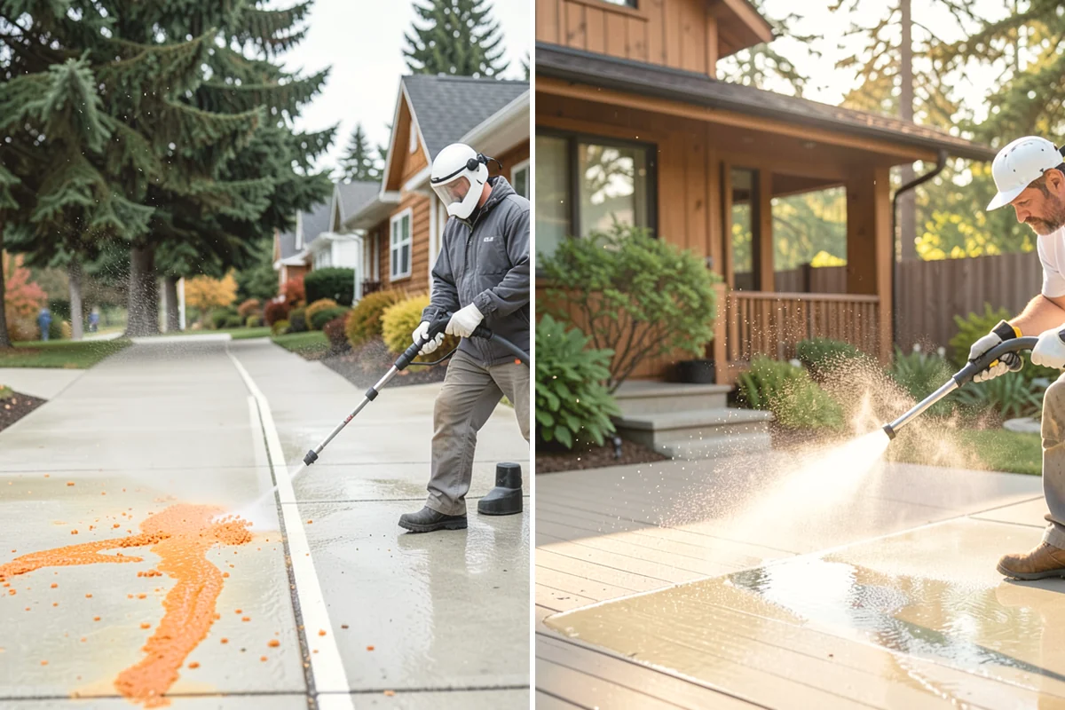 Glass Restoration Cleaning in Black Diamond, King County, WA - Evaluate the type and depth of the staining