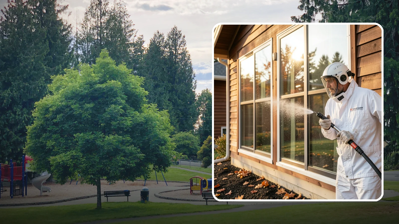 Glass Restoration Cleaning in Bonney Lake, Pierce County, WA - Intensive restoration for neglected glass, lifting layered mineral buildup and staining that ordinary washing can't remove.
