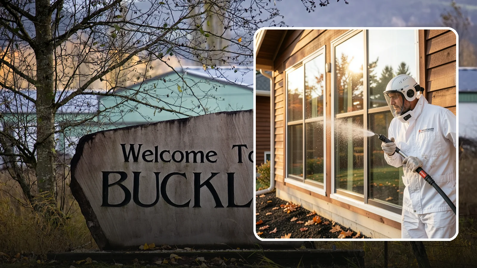 Glass Restoration Cleaning in Buckley, Pierce County, WA - Intensive restoration for neglected glass, lifting layered mineral buildup and staining that ordinary washing can't remove.