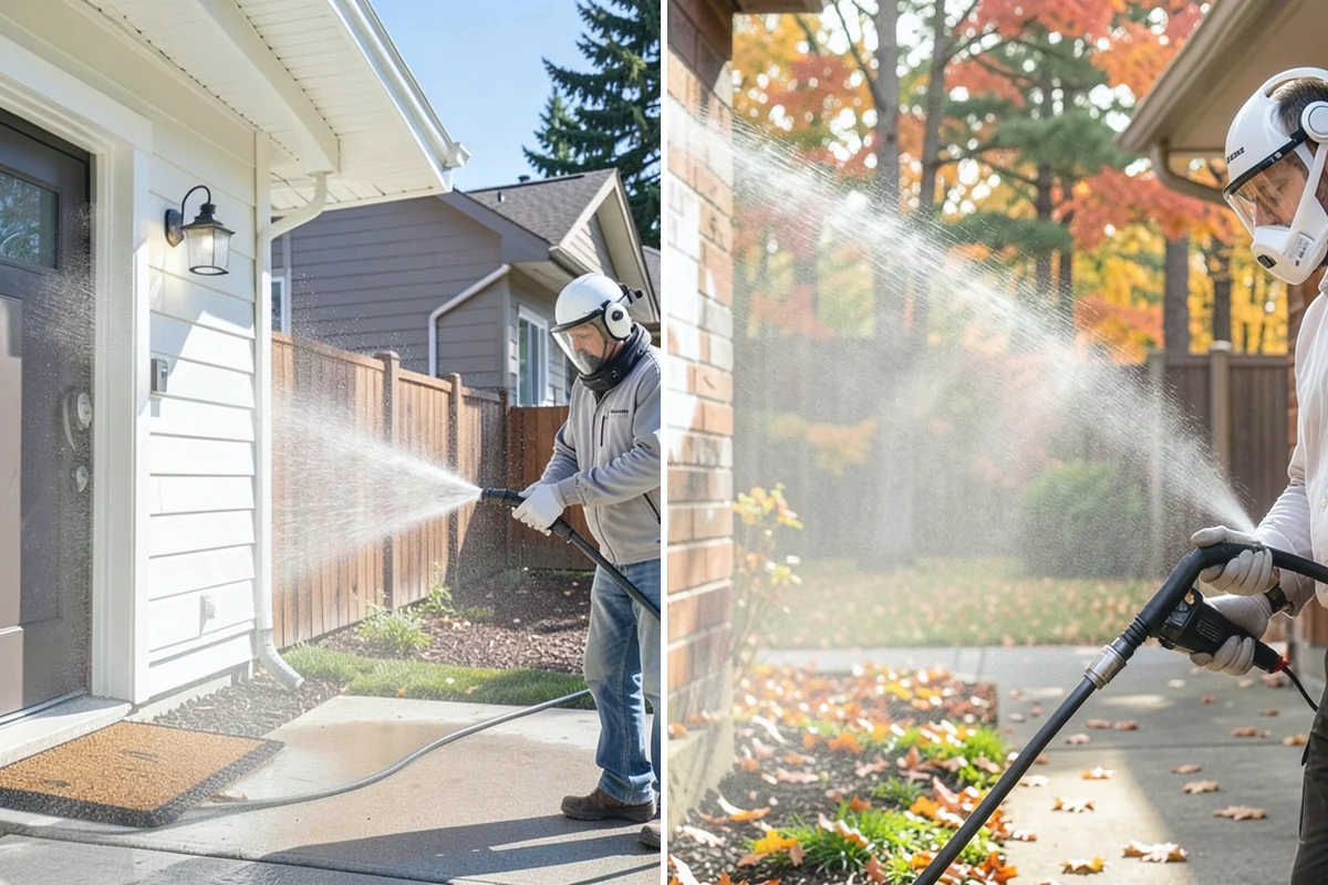 Glass Restoration Cleaning in Buckley, Pierce County, WA - Evaluate the type and depth of the staining
