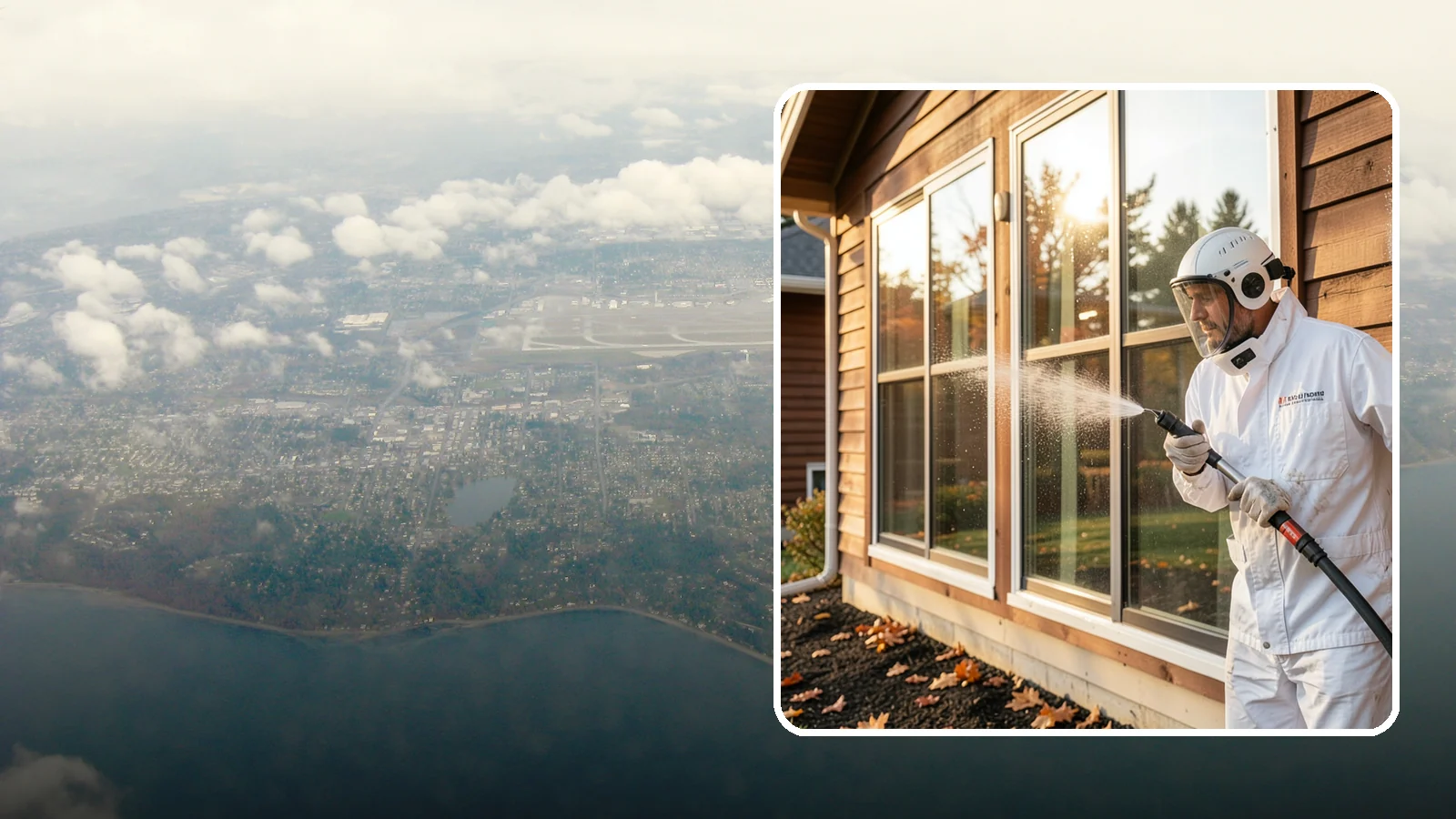 Glass Restoration Cleaning in Burien, King County, WA - Intensive restoration for neglected glass, lifting layered mineral buildup and staining that ordinary washing can't remove.