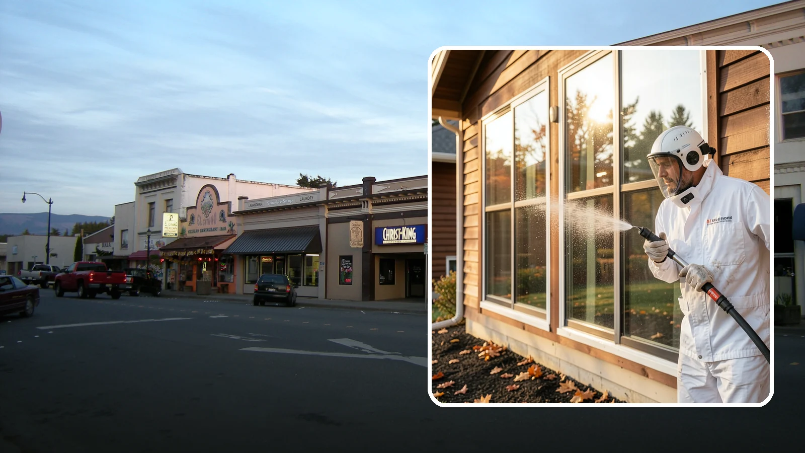 Glass Restoration Cleaning in Burlington, Skagit County, WA - Intensive restoration for neglected glass, lifting layered mineral buildup and staining that ordinary washing can't remove.