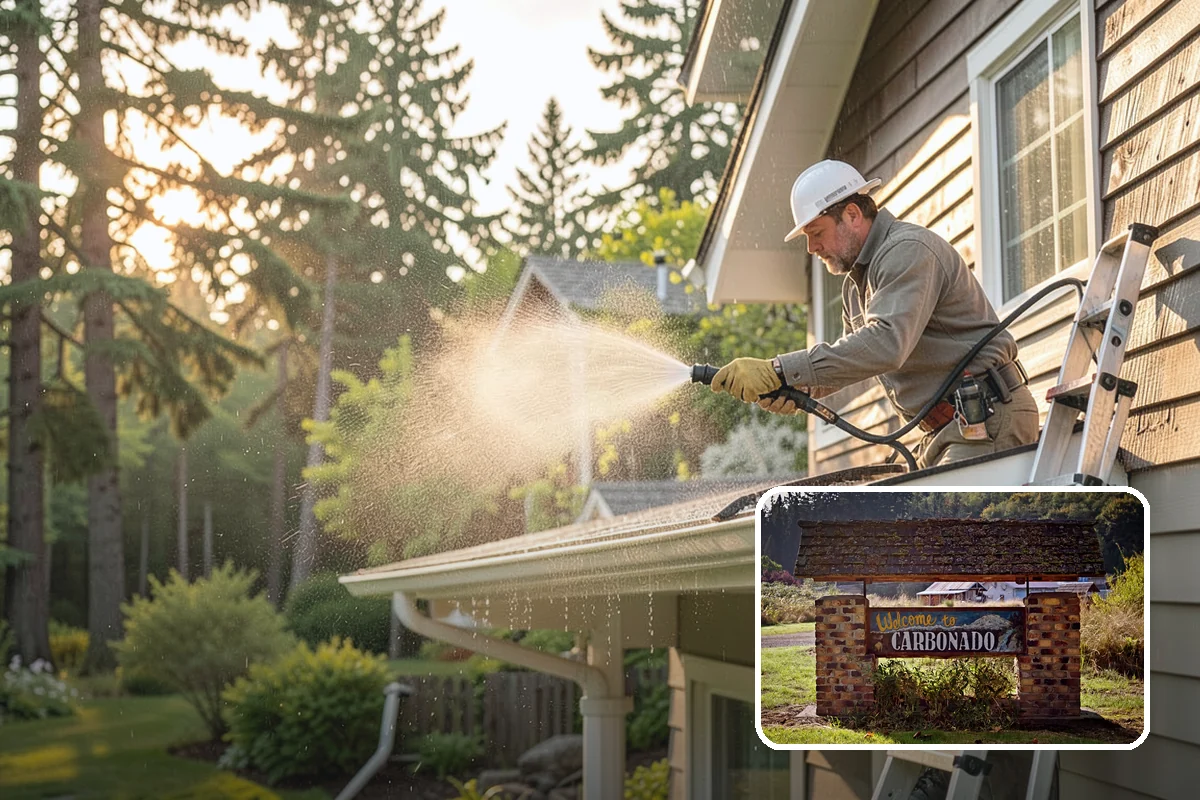Glass Restoration Cleaning in Carbonado, Pierce County, WA - Lifts layered mineral buildup ordinary washing leaves