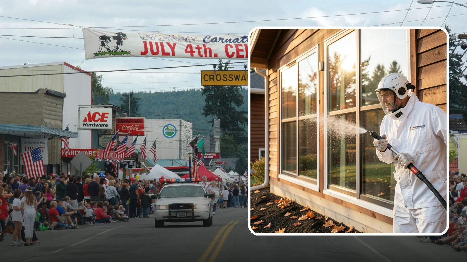 Glass Restoration Cleaning in Carnation, King County, WA - Intensive restoration for neglected glass, lifting layered mineral buildup and staining that ordinary washing can't remove.