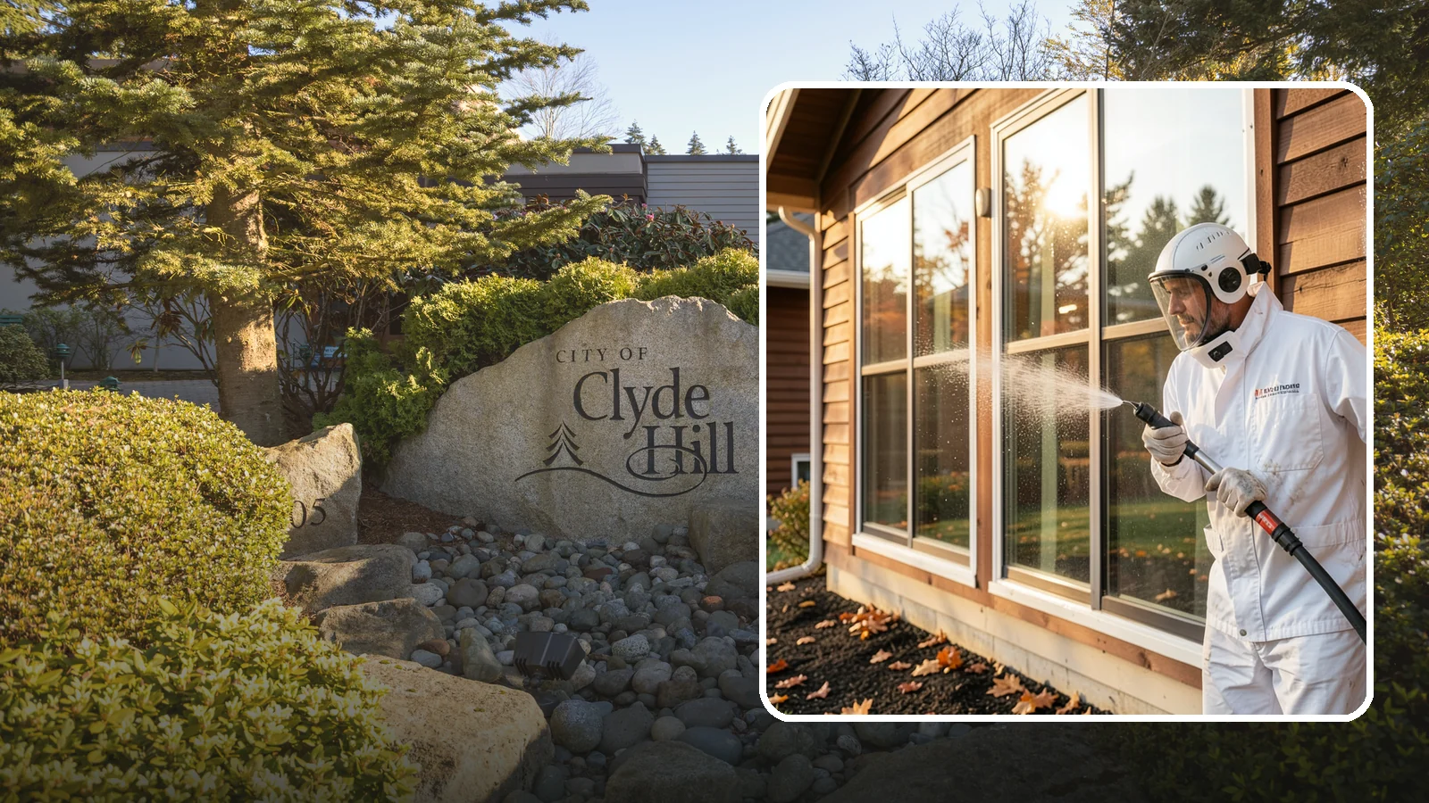 Glass Restoration Cleaning in Clyde Hill, King County, WA - Intensive restoration for neglected glass, lifting layered mineral buildup and staining that ordinary washing can't remove.