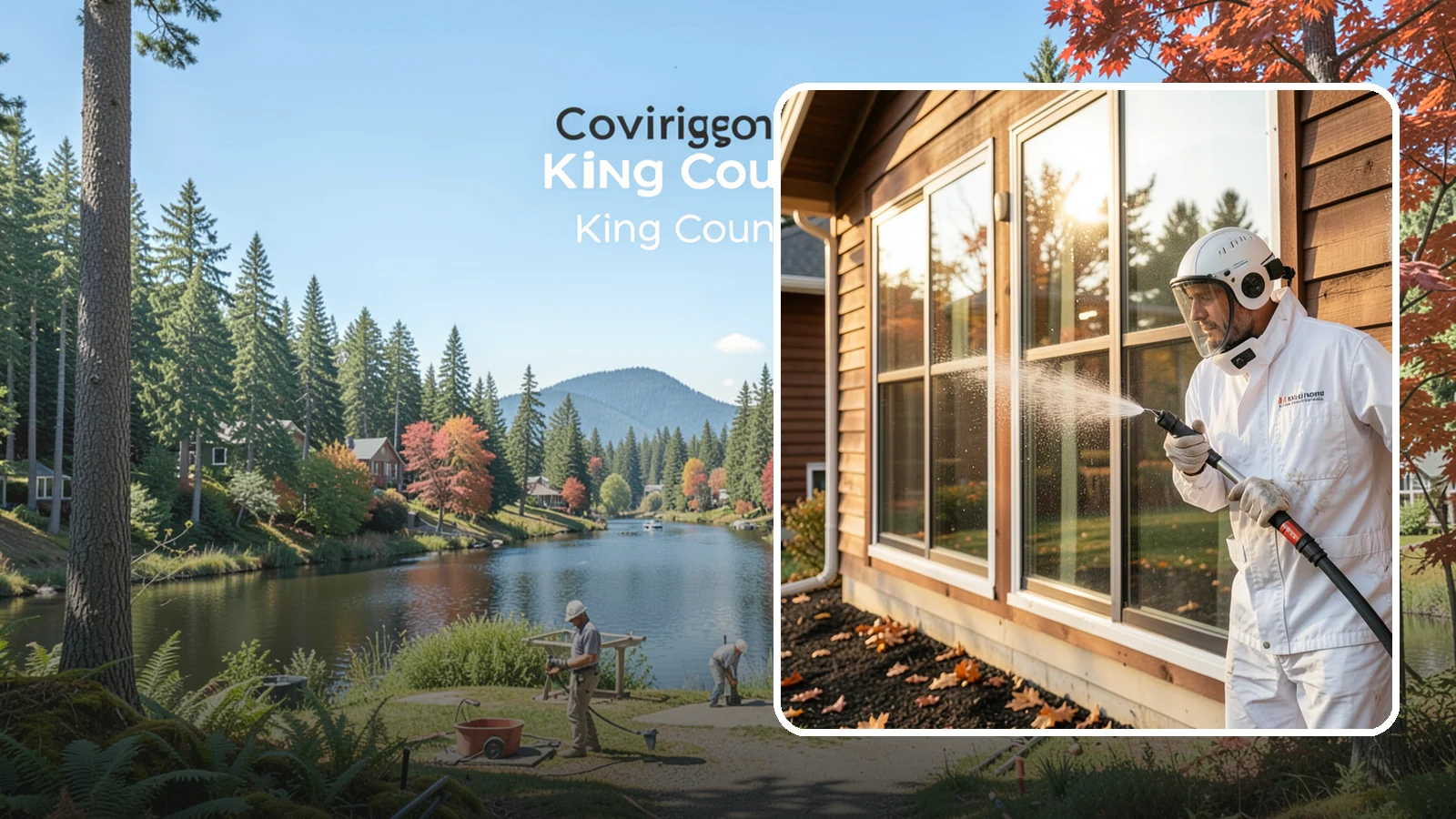 Glass Restoration Cleaning in Covington, King County, WA - Intensive restoration for neglected glass, lifting layered mineral buildup and staining that ordinary washing can't remove.