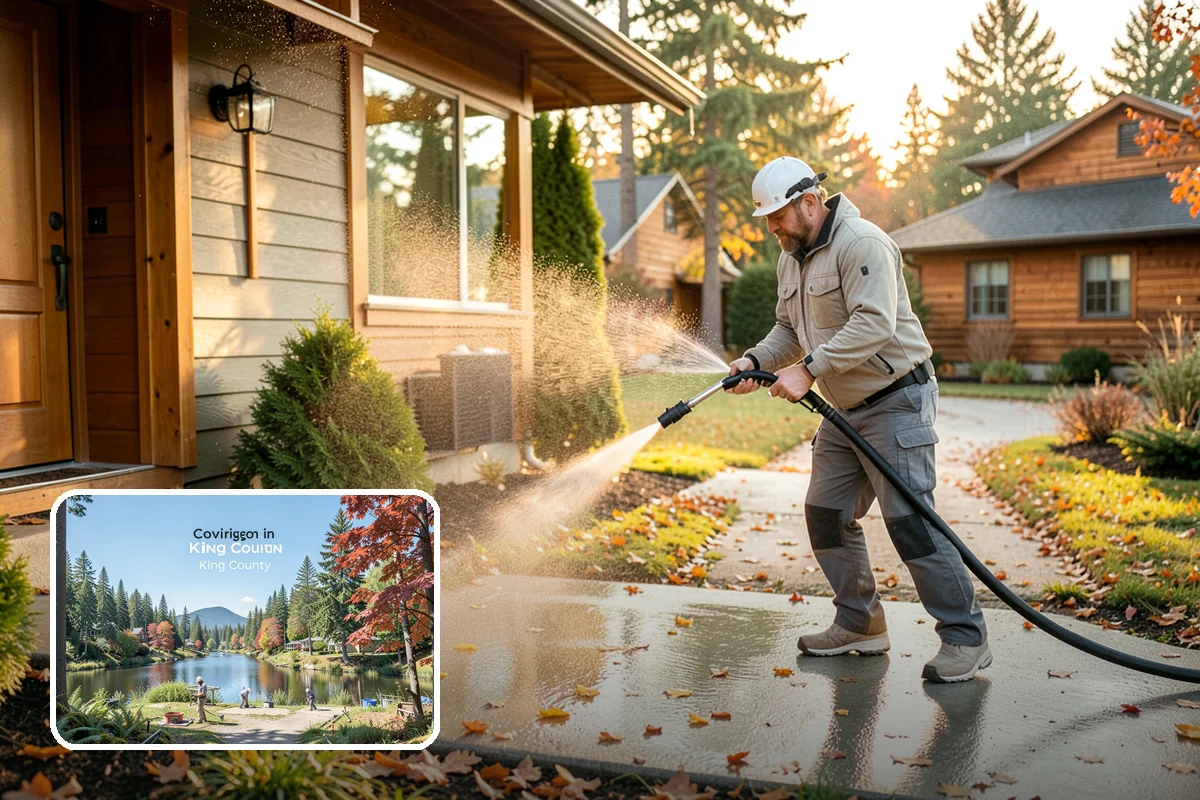 Glass Restoration Cleaning in Covington, King County, WA - Lifts layered mineral buildup ordinary washing leaves