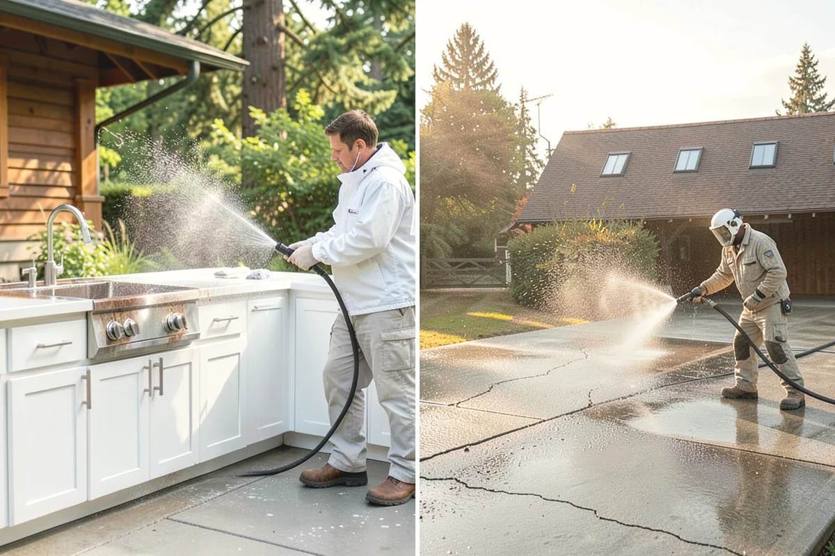 Glass Restoration Cleaning in Covington, King County, WA - Evaluate the type and depth of the staining