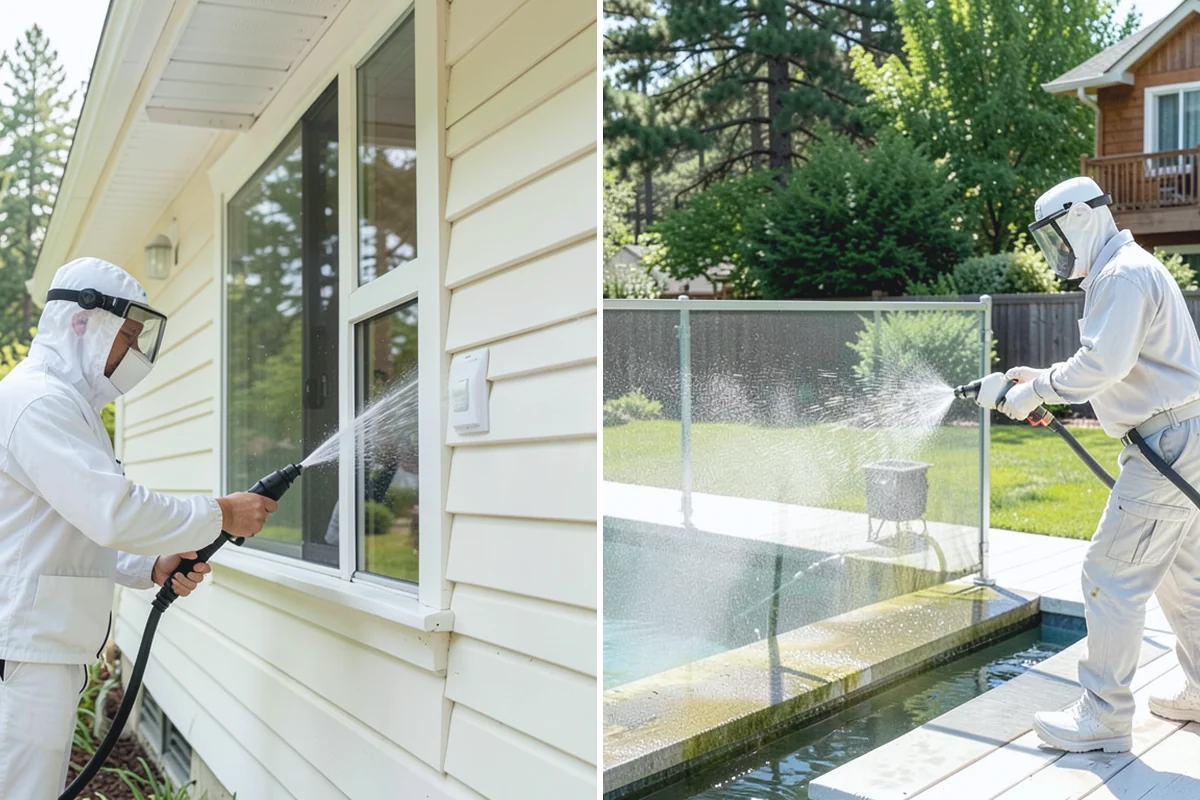 Glass Restoration Cleaning in Darrington, Snohomish County, WA - Evaluate the type and depth of the staining