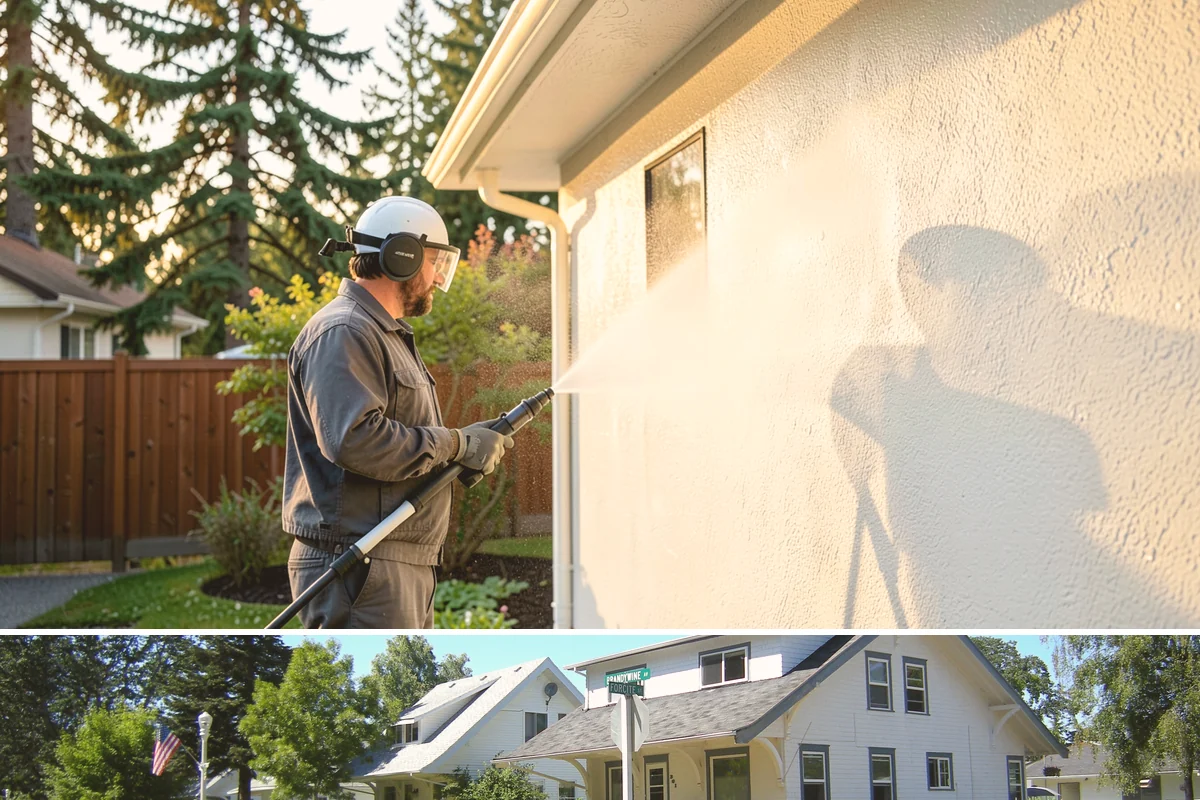 Glass Restoration Cleaning in DuPont, Pierce County, WA - Restoration can be done year-round, though drier weather helps products dwell and rinse cleanly.