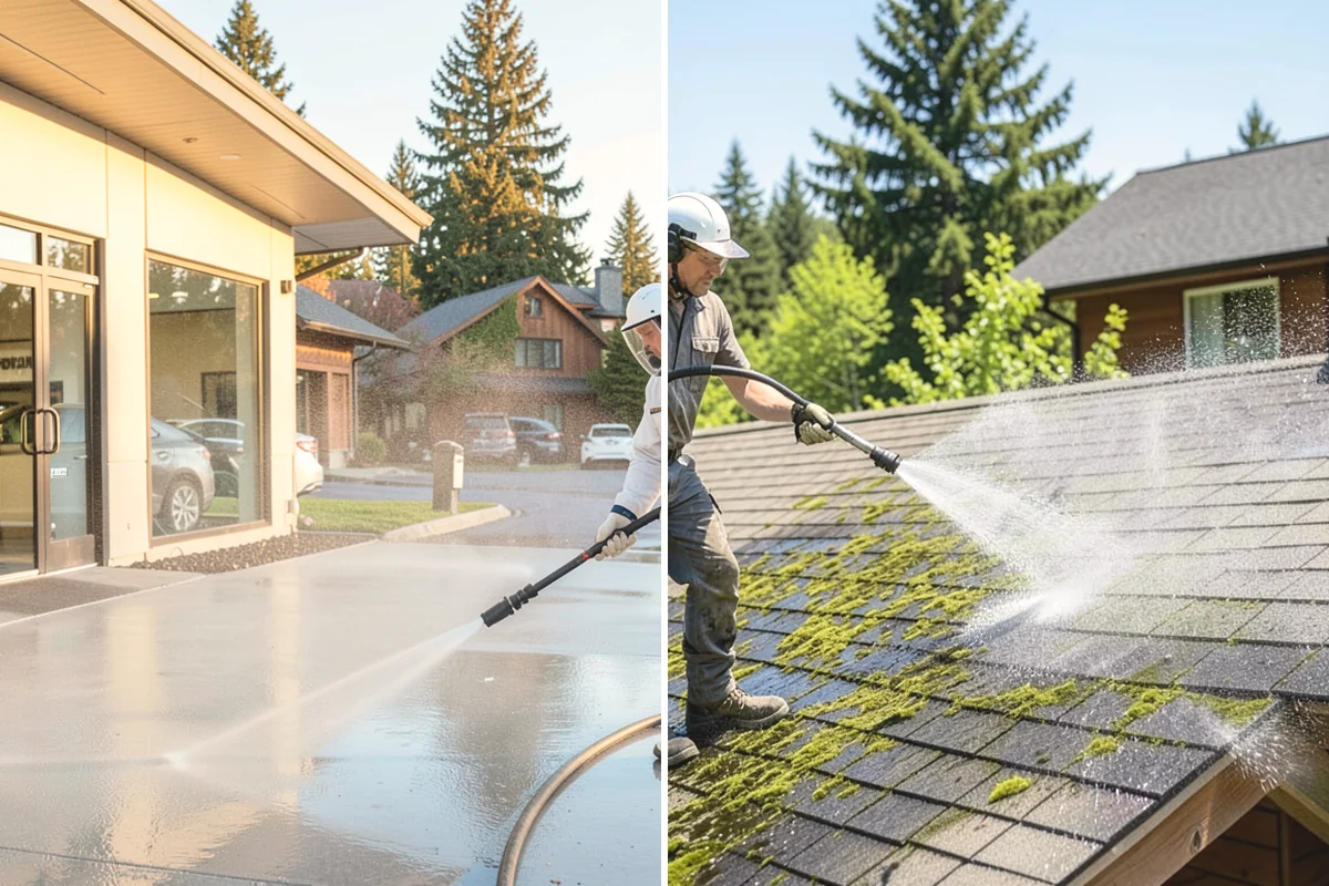 Glass Restoration Cleaning in Duvall, King County, WA - Evaluate the type and depth of the staining