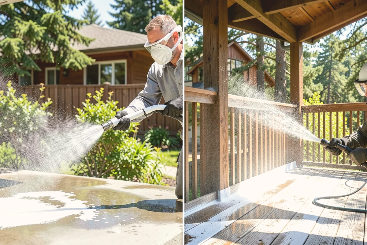 Glass Restoration Cleaning in Eatonville, Pierce County, WA - Evaluate the type and depth of the staining