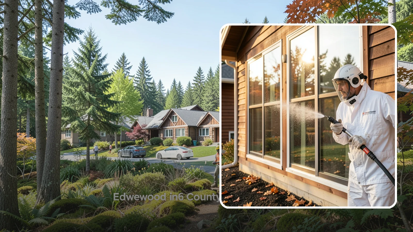 Glass Restoration Cleaning in Edgewood, Pierce County, WA - Intensive restoration for neglected glass, lifting layered mineral buildup and staining that ordinary washing can't remove.