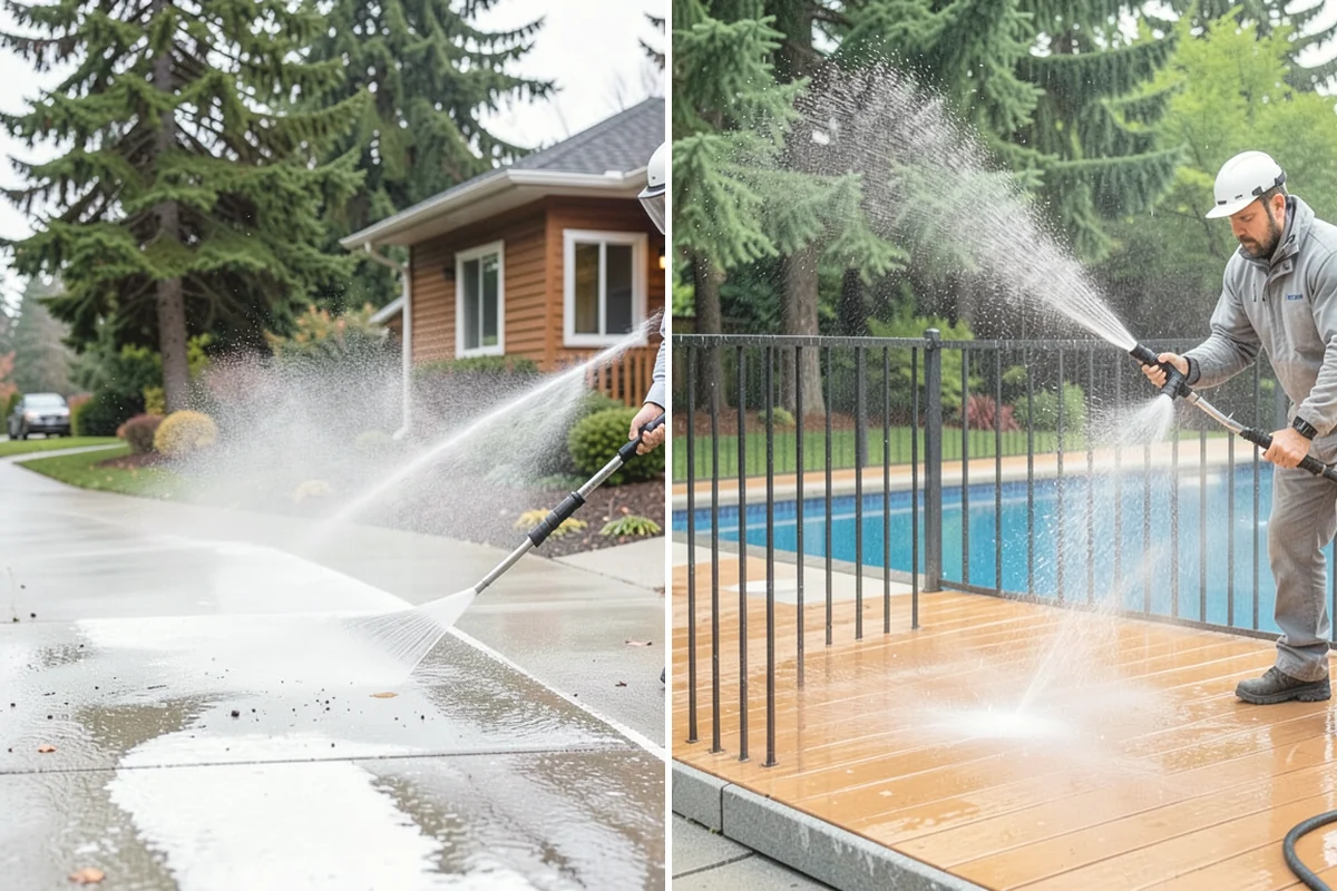 Glass Restoration Cleaning in Edgewood, Pierce County, WA - Evaluate the type and depth of the staining