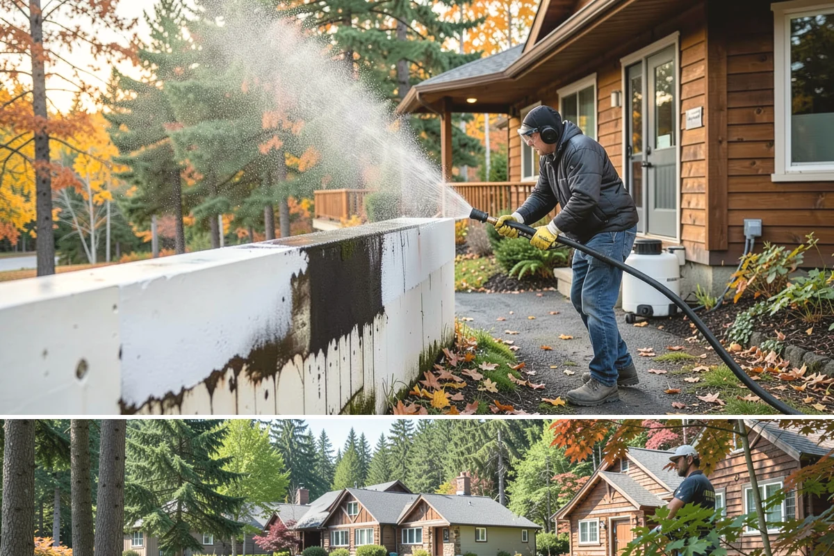 Glass Restoration Cleaning in Edgewood, Pierce County, WA - Restoration can be done year-round, though drier weather helps products dwell and rinse cleanly.