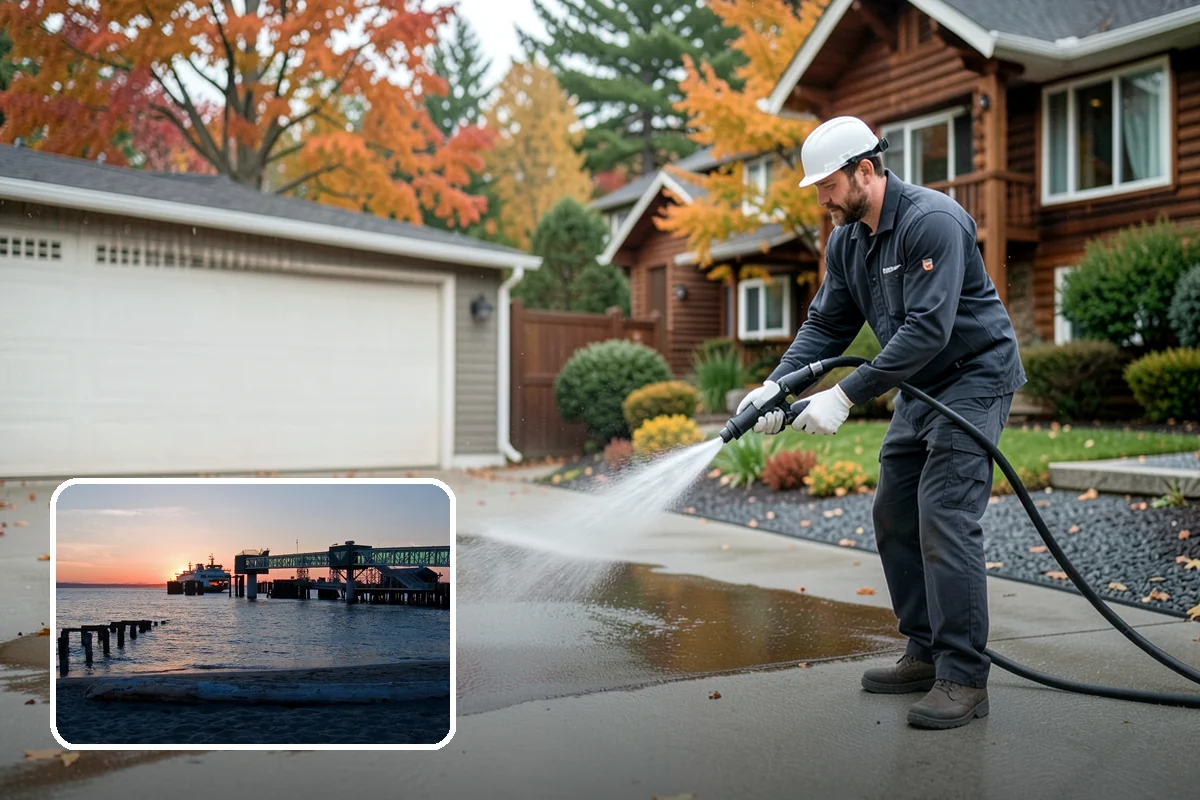 Glass Restoration Cleaning in Edmonds, Snohomish County, WA - Lifts layered mineral buildup ordinary washing leaves
