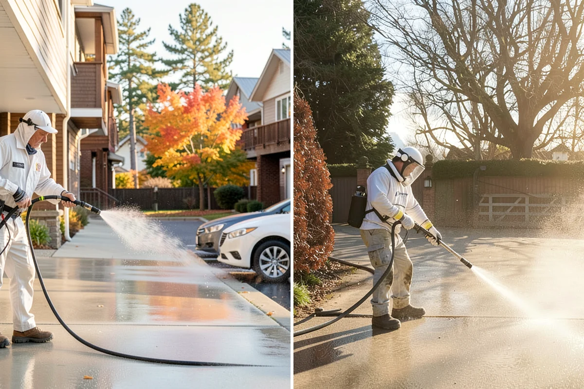 Glass Restoration Cleaning in Enumclaw, King County, WA - Evaluate the type and depth of the staining