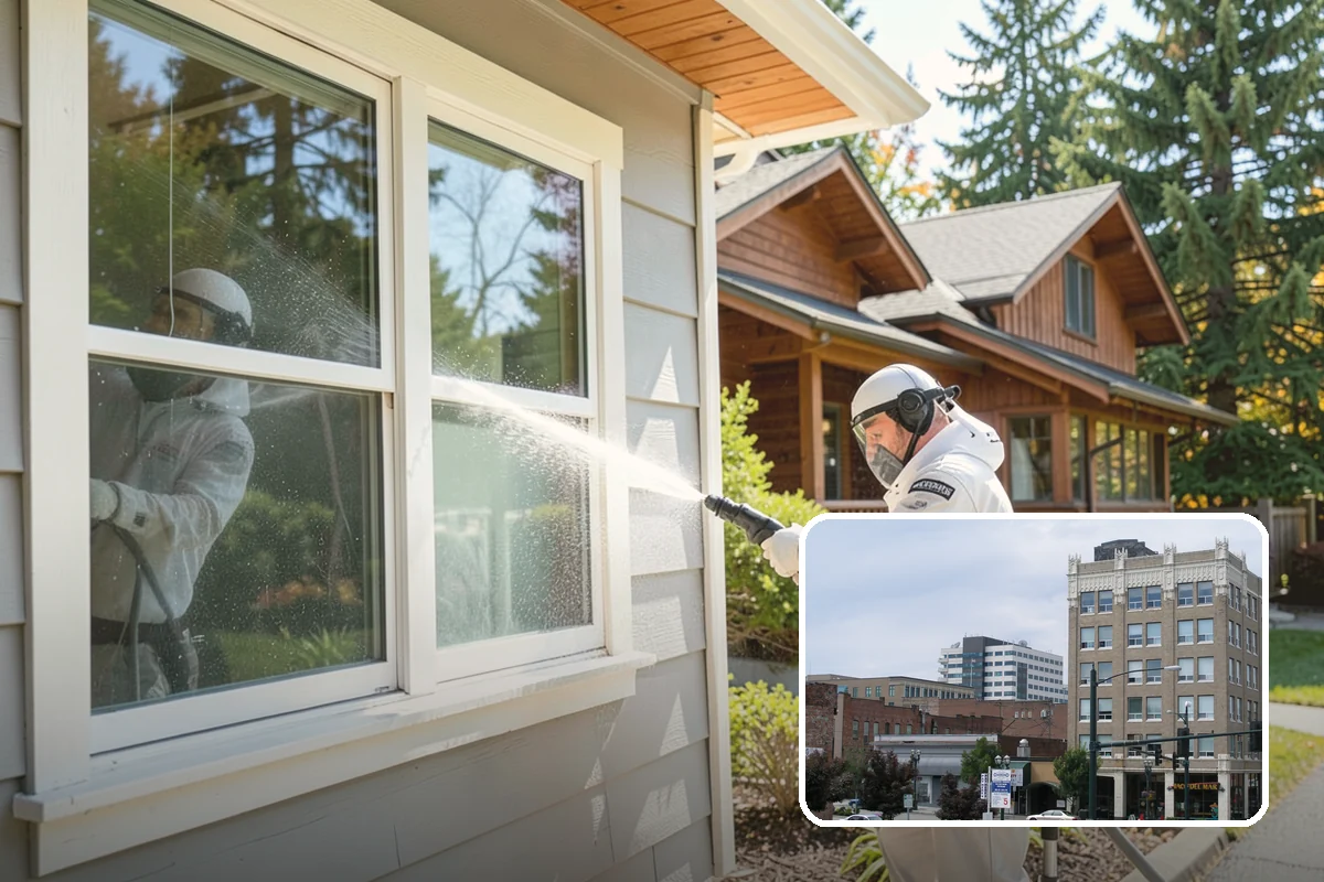 Glass Restoration Cleaning in Everett, Snohomish County, WA - Lifts layered mineral buildup ordinary washing leaves