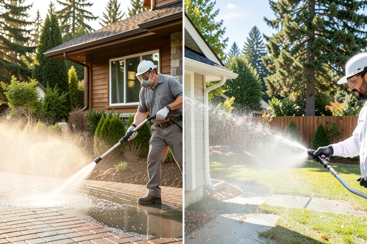 Glass Restoration Cleaning in Everett, Snohomish County, WA - Evaluate the type and depth of the staining