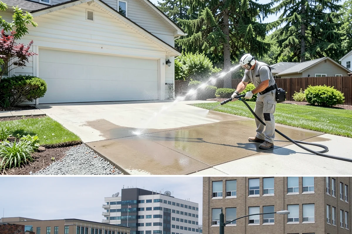 Glass Restoration Cleaning in Everett, Snohomish County, WA - Restoration can be done year-round, though drier weather helps products dwell and rinse cleanly.