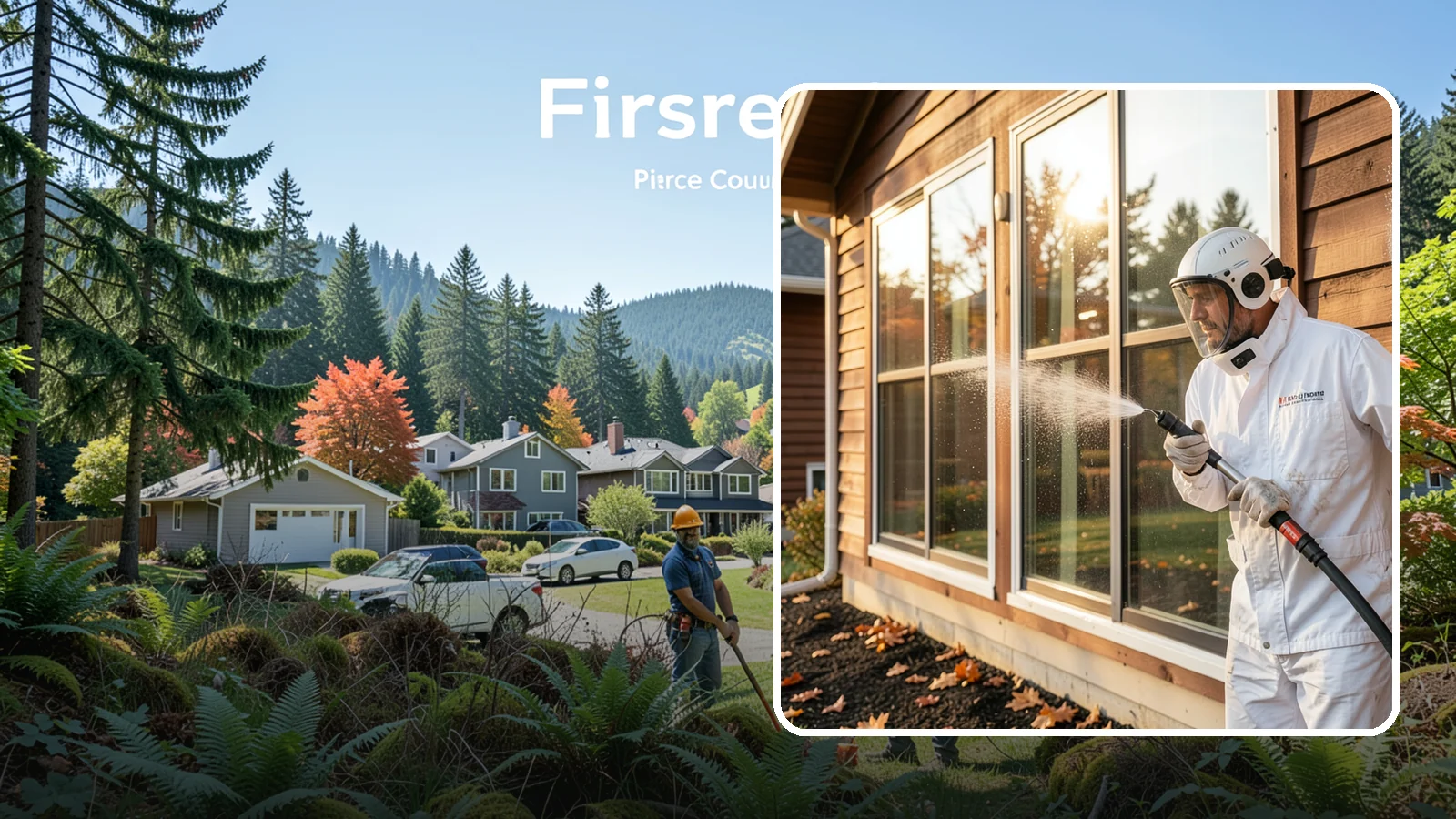 Glass Restoration Cleaning in Fircrest, Pierce County, WA - Intensive restoration for neglected glass, lifting layered mineral buildup and staining that ordinary washing can't remove.