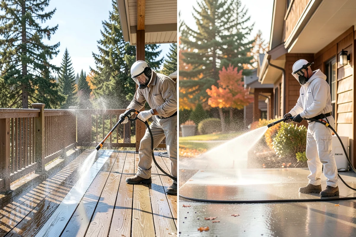 Glass Restoration Cleaning in Fircrest, Pierce County, WA - Evaluate the type and depth of the staining